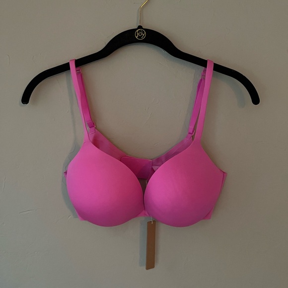 💖SKIMS ULTIMATE TEARDROP PUSH UP PLUNGE BRA IN NEON ORCHID 32D